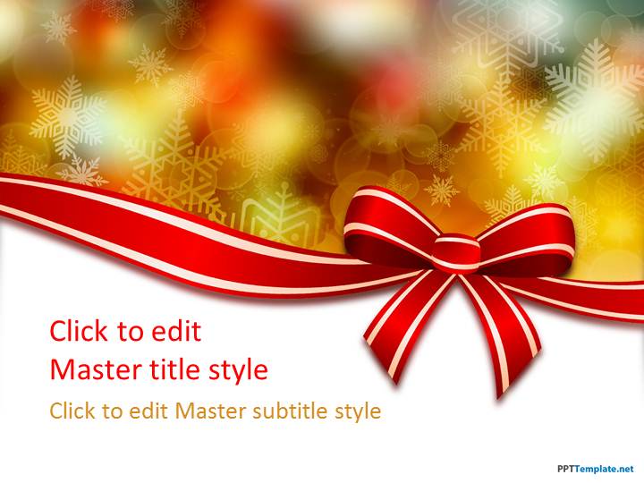 christmas ppt template