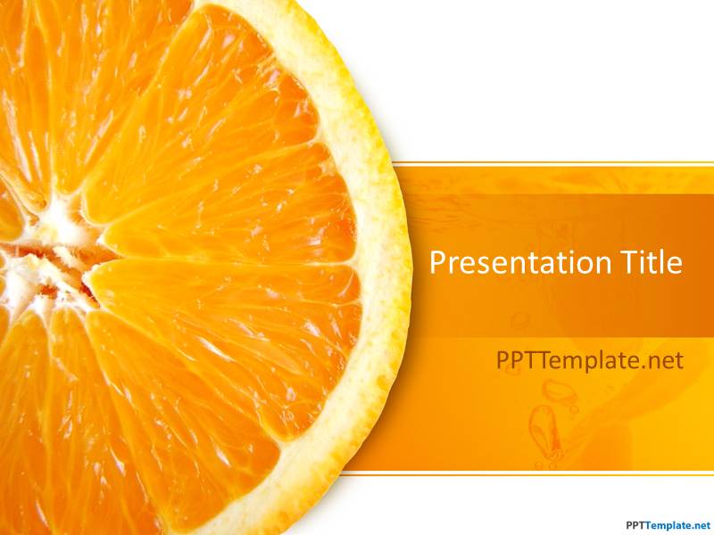Free Fruit PPT Template