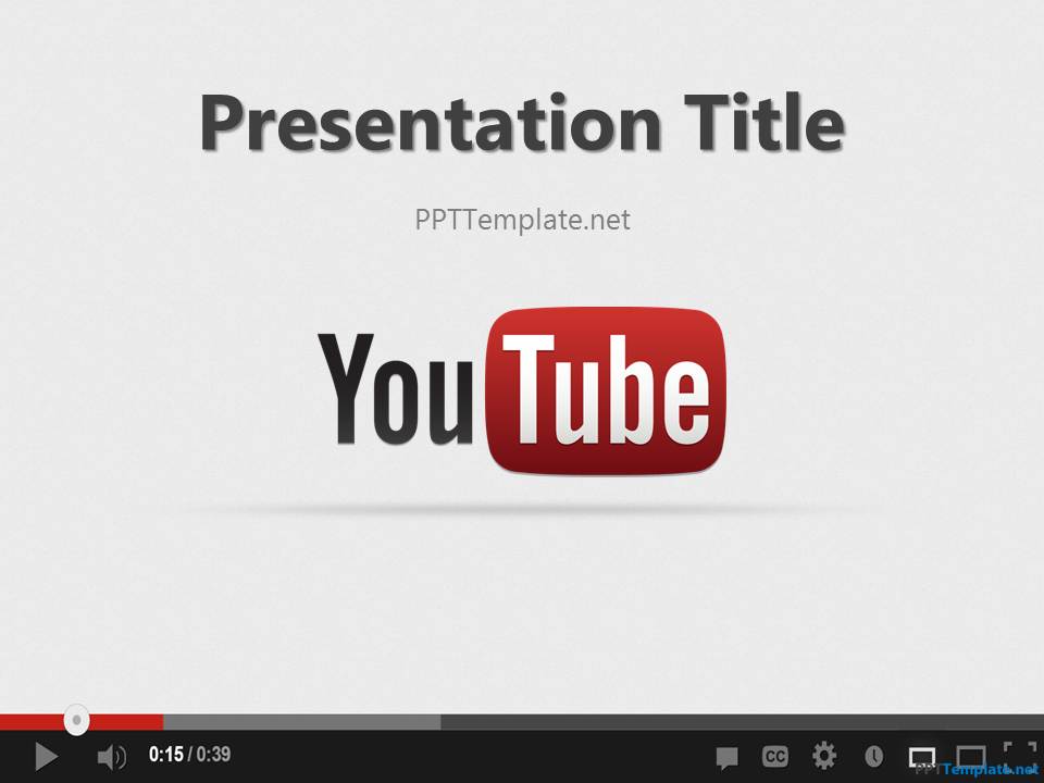 youtube presentation template