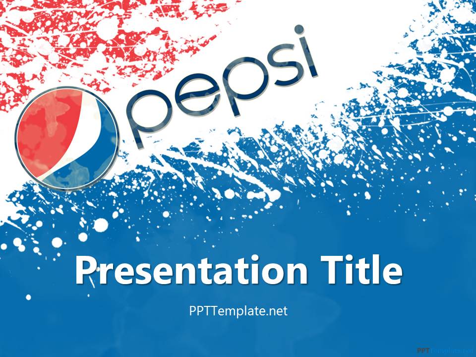 Free Pepsi PPT Template