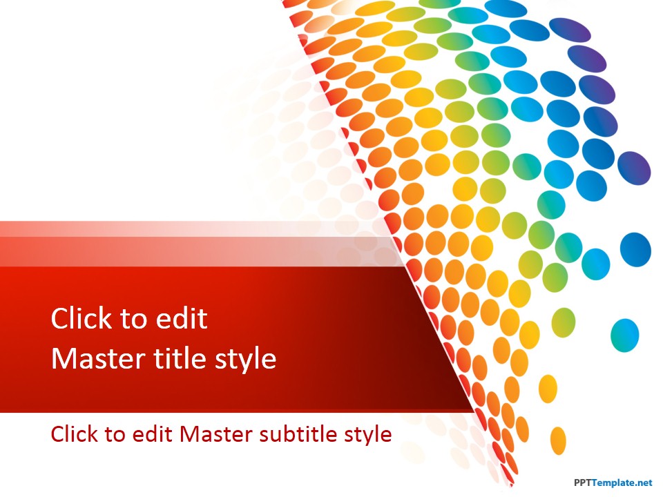 Rainbow Ppt Template Free Download
